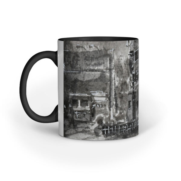 Hotel Tushar Building Urban Sketch – Mug by Vijaykumar Kakade