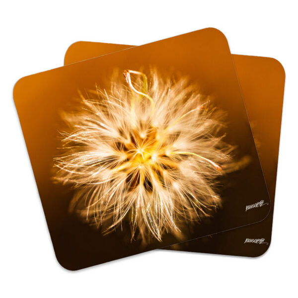 Golden Dawn Dandelion Mousepads