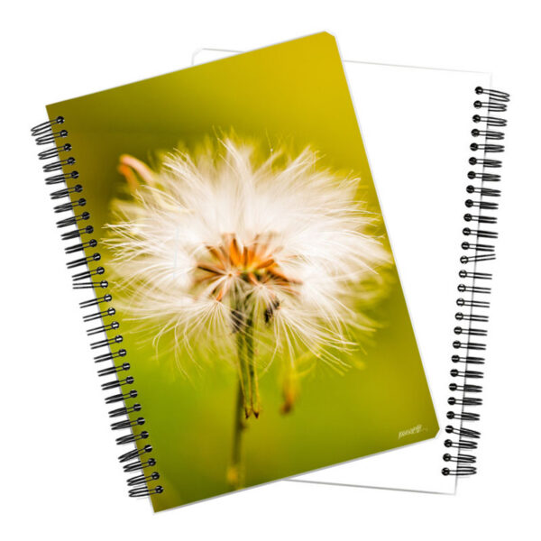 Breath of Day Dandelion Notebook - Front Back