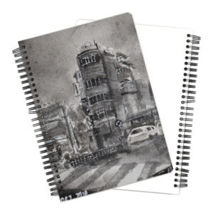 Hotel Tushar Building Notebook - Front and Back View