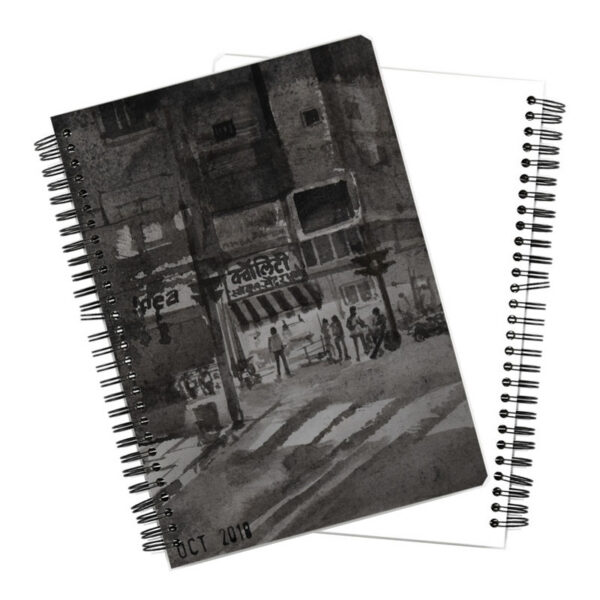 Quality Snacks Center Notebook - Front and Back View