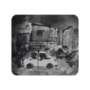 The White Car Mousepad