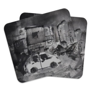 The White Car Mousepads