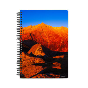 Golden Silence - Serene Triund Notebook Front