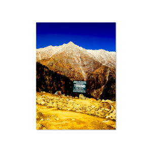 Before the Descent - Triund Metal Poster