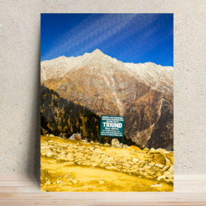 Before the Descent - Triund Metal Poster Wall